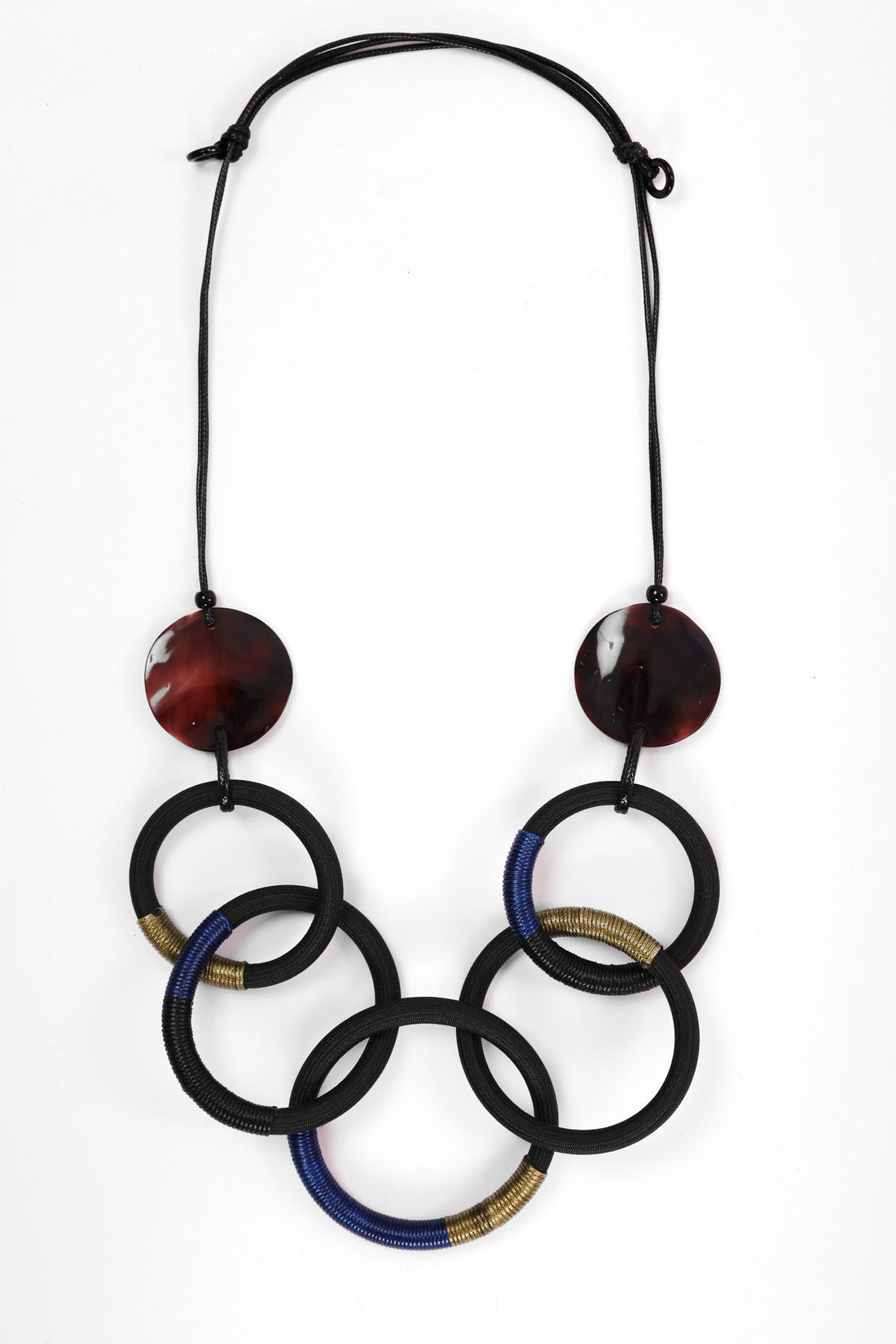 Naya Leather Look Animal Loop Necklace Naw26343
