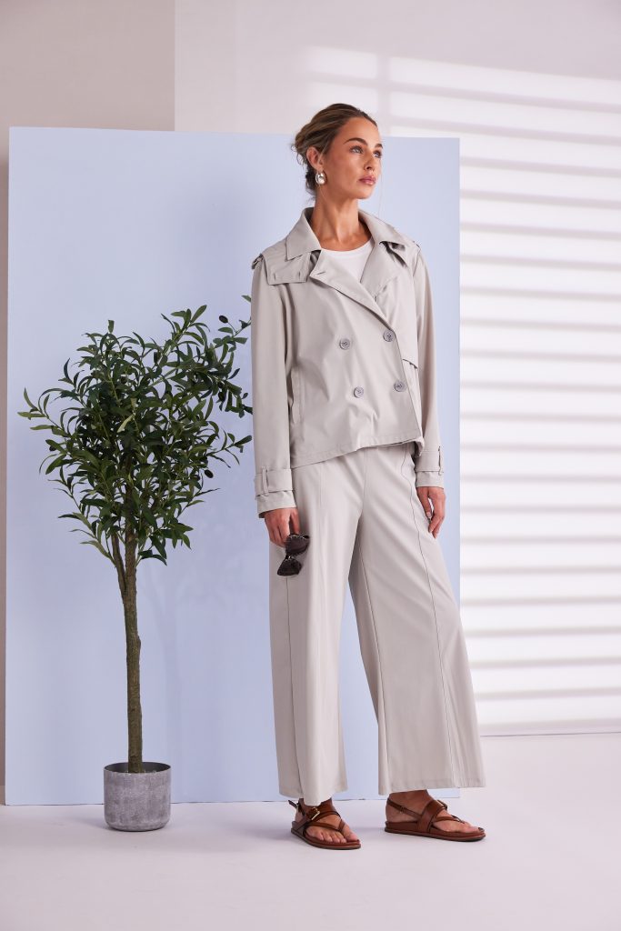 Naya Wide Leg Flared Trouser With Seam Detail Npa26149