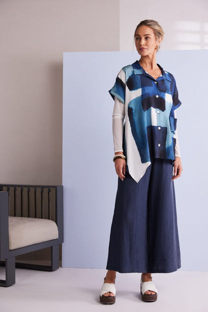 Naya Patchwork Print Shirt Npa26269