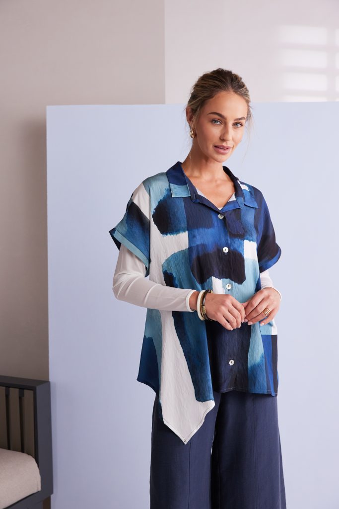 Naya Patchwork Print Shirt Npa26269