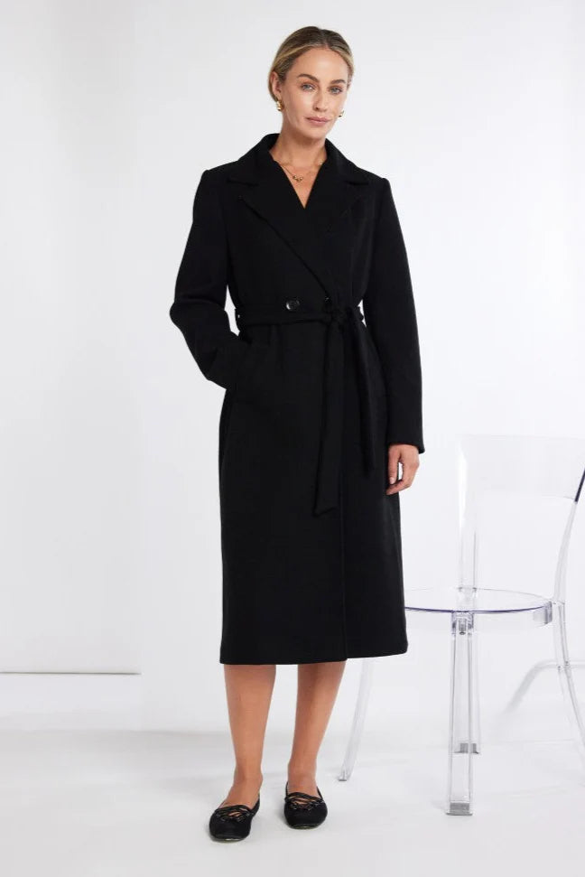 Kate Cooper Winter Coat in black  Kcaw25103 Blak