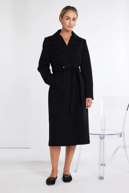 Kate Cooper Winter Coat in black  Kcaw25103 Blak