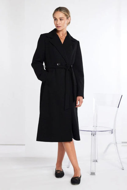 Kate Cooper Winter Coat in black  Kcaw25103 Blak