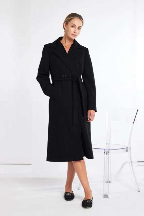 Kate Cooper Winter Coat in black  Kcaw25103 Blak