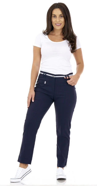 Pinns Audrey Ankle Grazer trouser with sporty waistband.378Ct 2024