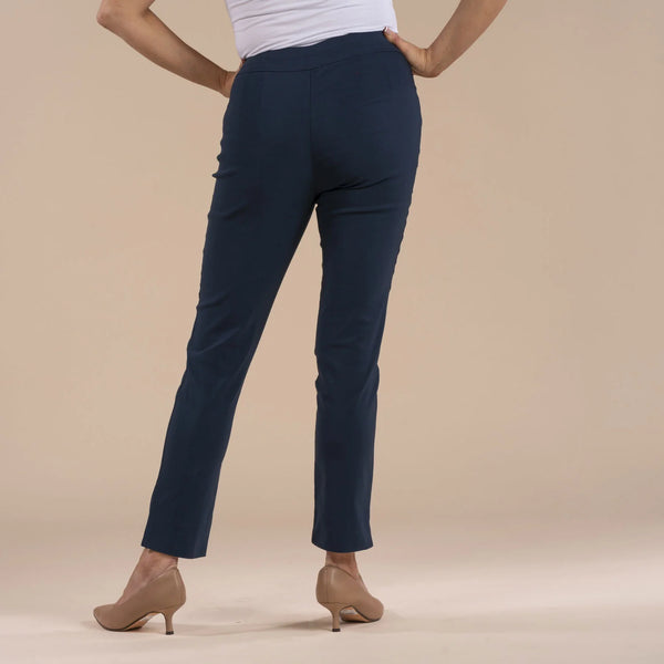Stretch trousers with Zip Hem Detail