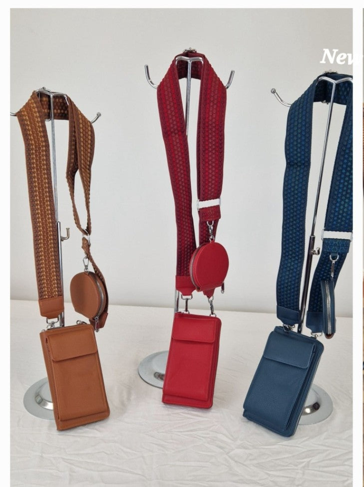 Crossbody Phone bag in new Autumn Winter Colours
