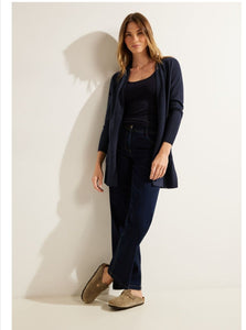 Cecil Black Long cardigan with pockets