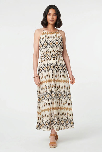 Stella Morgan Sleeveless Aztec Print Maxi Dress D181353