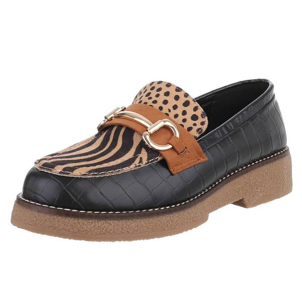 Givana Animal Print Loafer Tc-31