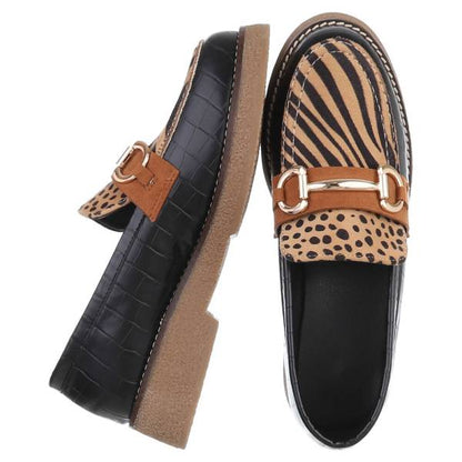 Givana Animal Print Loafer Tc-31