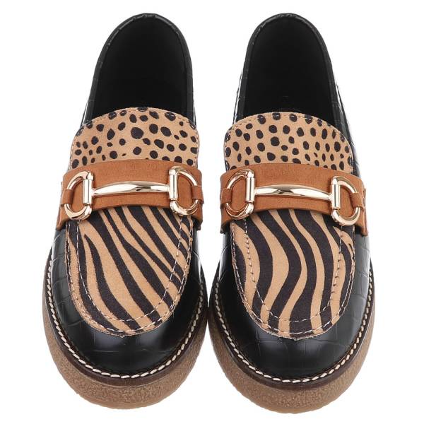 Givana Animal Print Loafer Tc-31