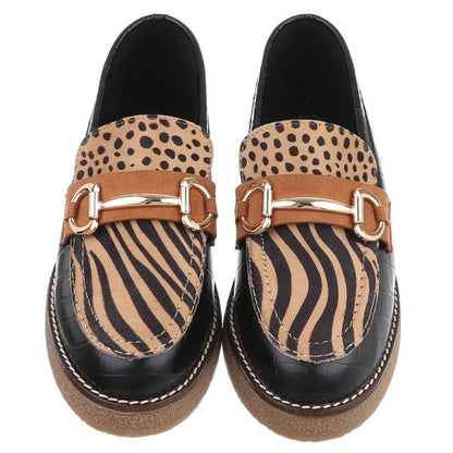 Givana Animal Print Loafer Tc-31
