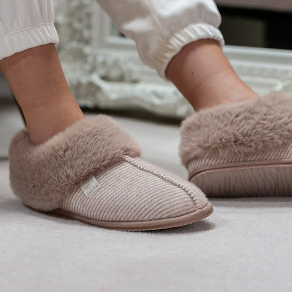 Shu Da Louise slippers in Mocha