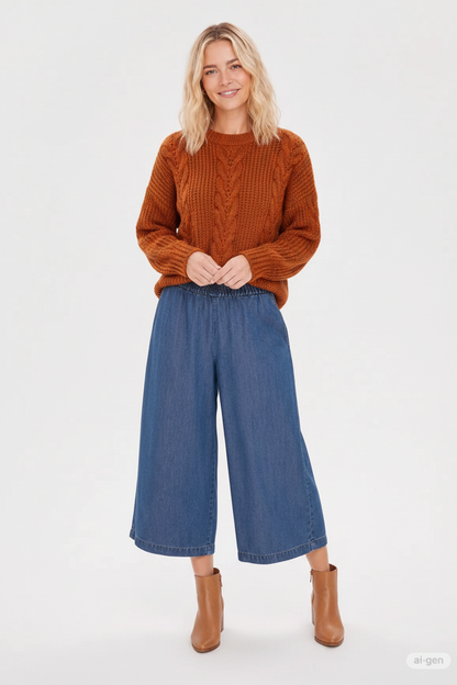 Autumn Denim Jeans Lifestyle