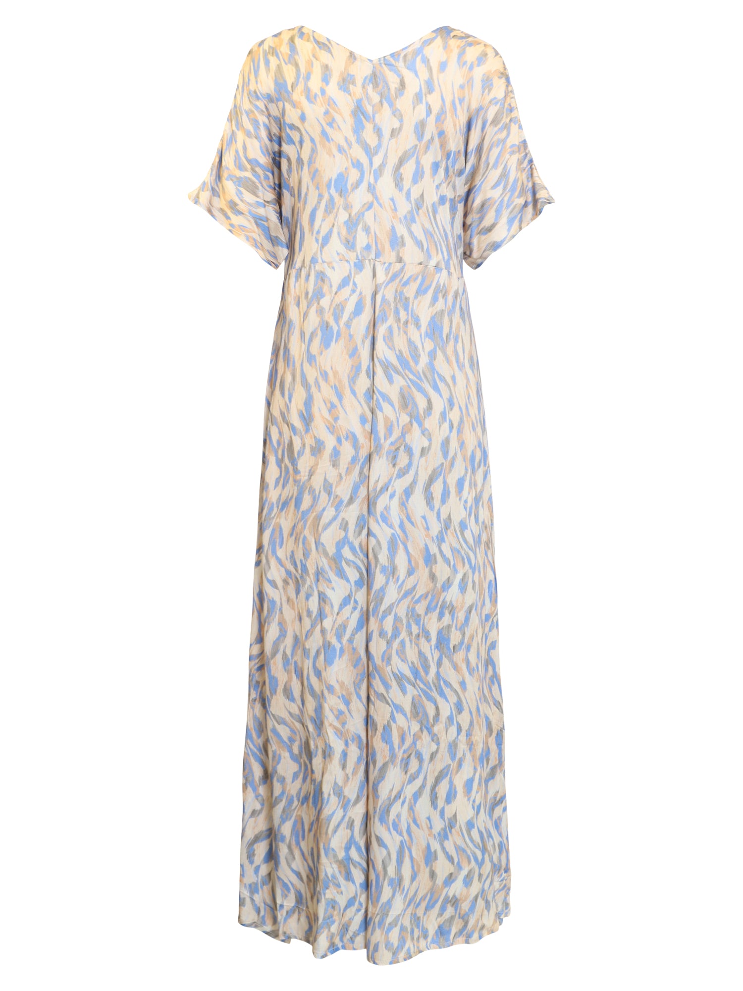 B Copenhagen V Neck Flutter sleeve Maxi dress 220186