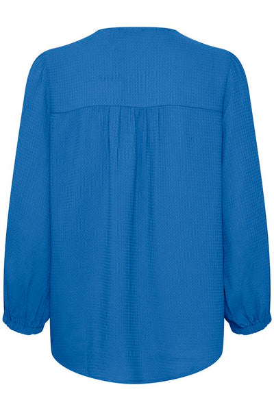 Fransa "Cheesecloth" V Neck Shirt Royal Blue  Or Baby Pink 20613740