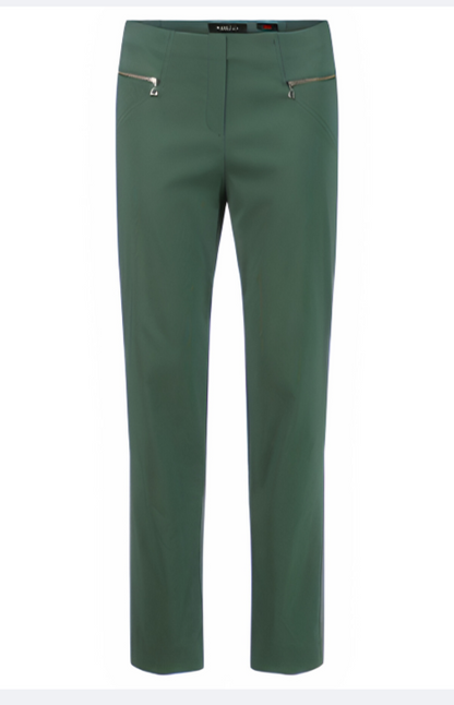 Robell Mimi Pull on Stretch Trousers with Zip pocket detail. All Colours 51663 2025