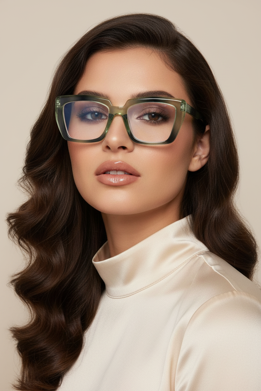 Fransa Square Frame Reading Classes with Blue Light Lens Tech 20618657