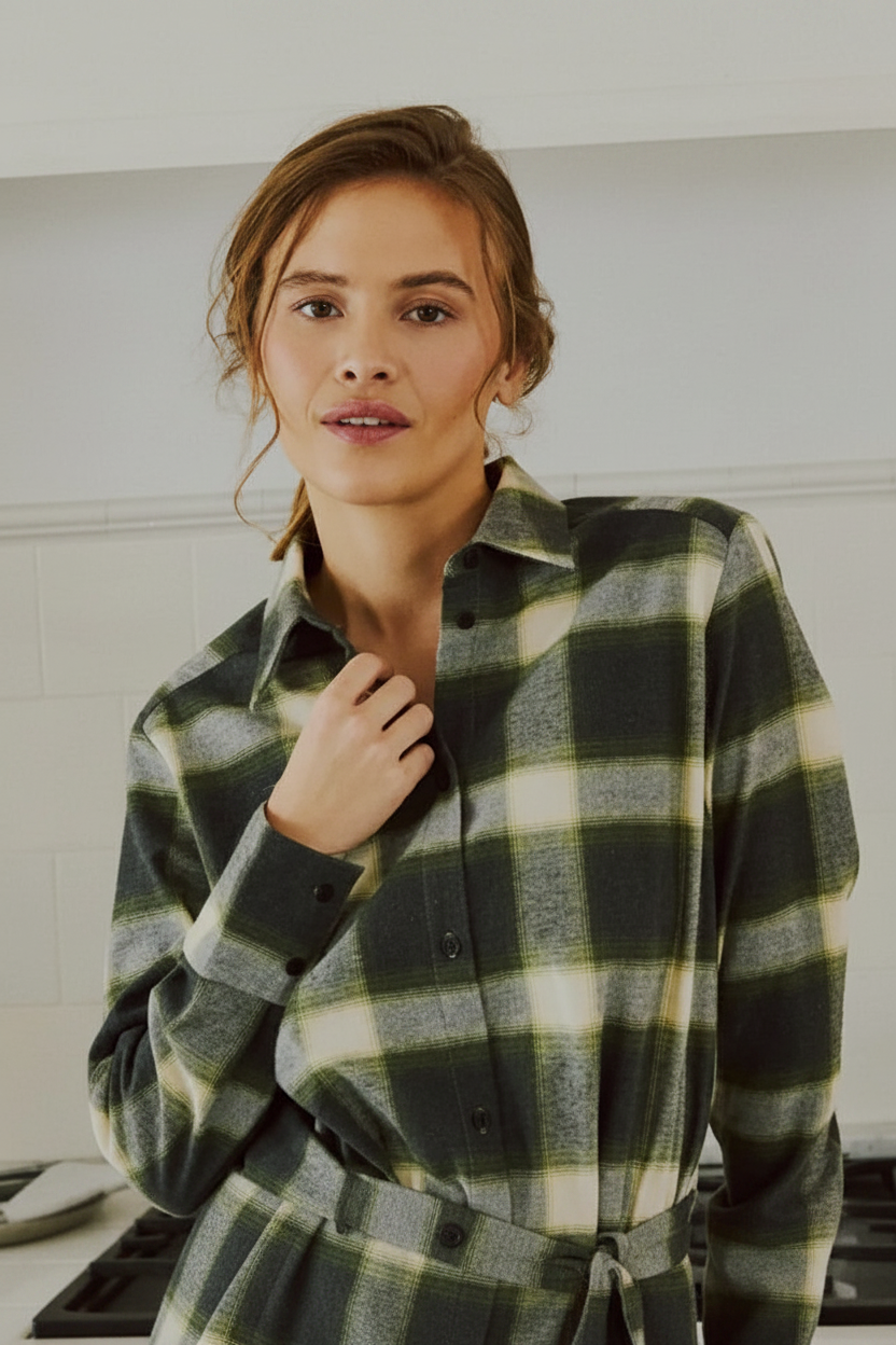 Check shirt portrait for website