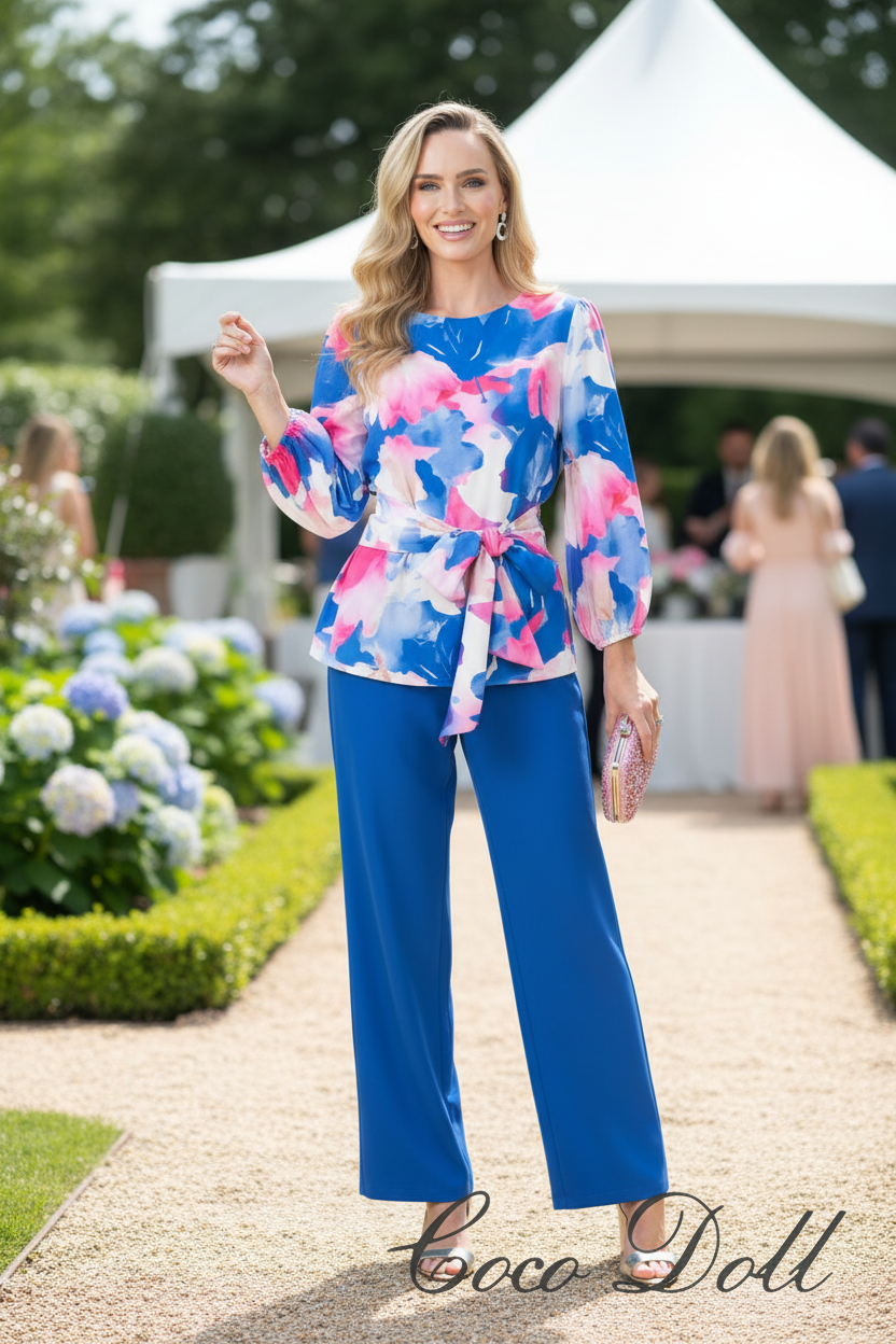 Co-ord outfit on model at occasion