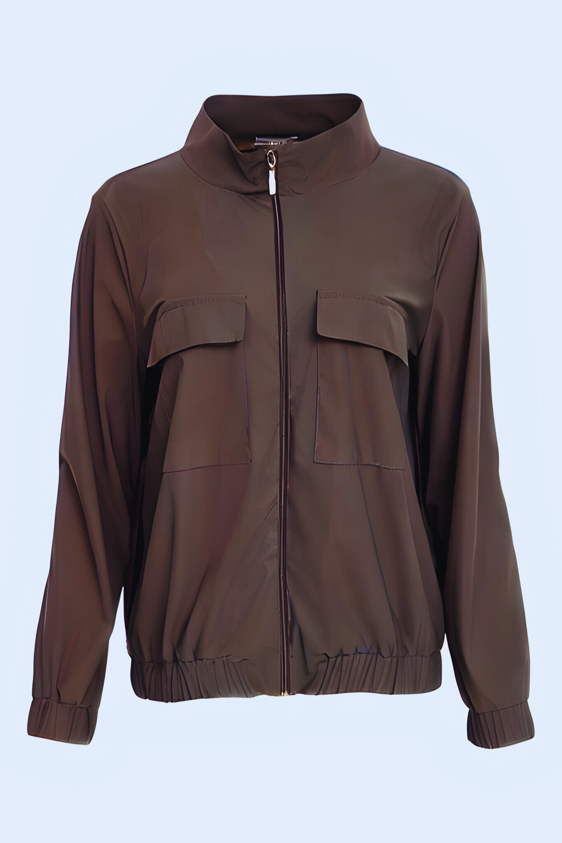 Naya travel fabric Bomber Jacket in Cocoa  Naw25171