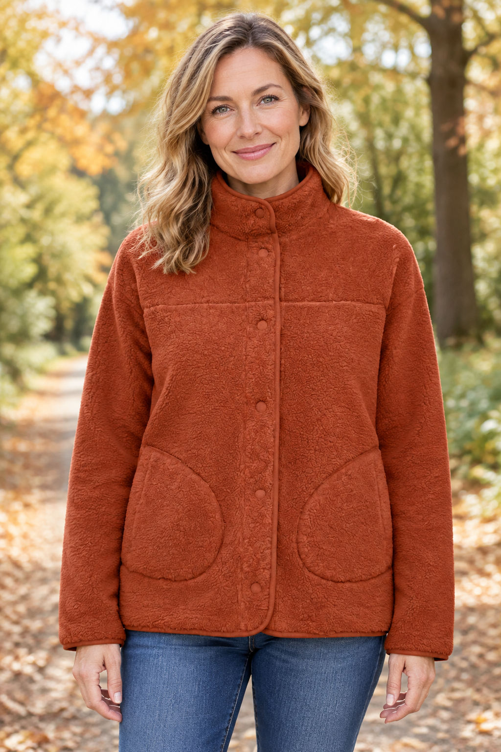 Byoung Supersoft Teddy Fleece without hood in Paprika 20819466