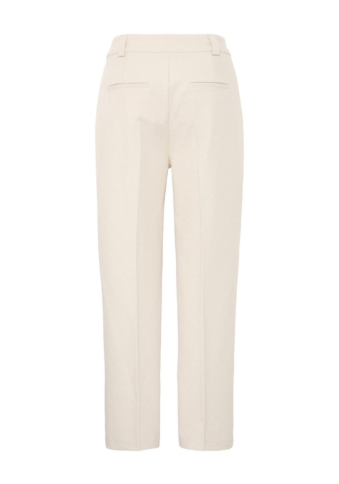 Fransa Straight leg Classic trousers in Cream 2017267