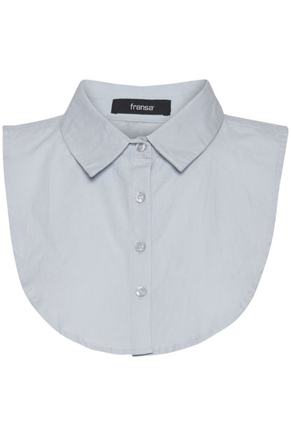 White Cotton Faux collar insert