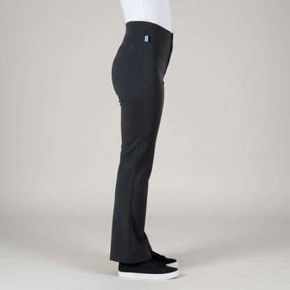 Full body side view school trousers