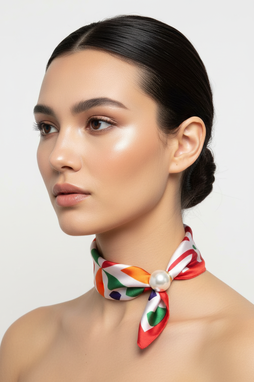 Geometric Scarf - Single Layer Neckerchief
