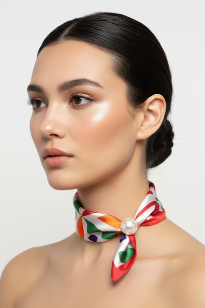 Geometric Scarf - Single Layer Neckerchief