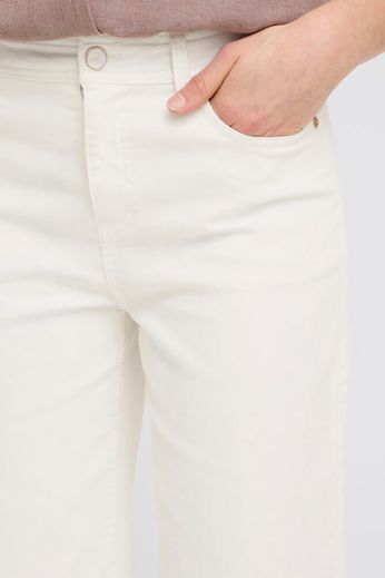 Fransa Chicago High Waist Stretch Denim 7/8 wide leg jeans  20617611