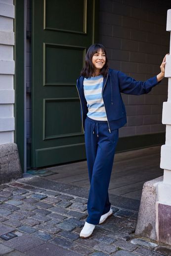 Fransa  Navy Zip Jacket  20617503