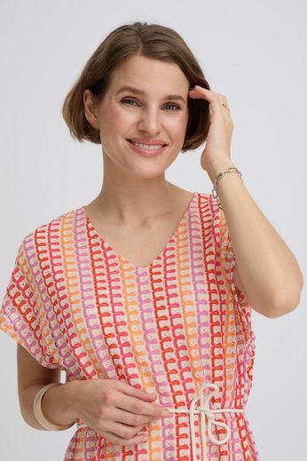 Byoung ByPrisca Crochet knit dress with rope belt 20818441