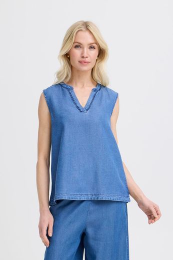 Byoung ByKosmo Sleeveless Tencel Shirt 20818794