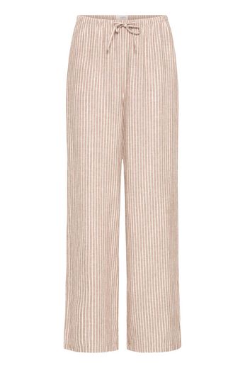 Byoung ByFlakka Linen Blend Trousers in Woodsmoke Strioe 20818829