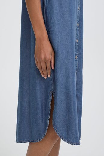 Byoung Short Sleeve Denim Shirt dress 20818786