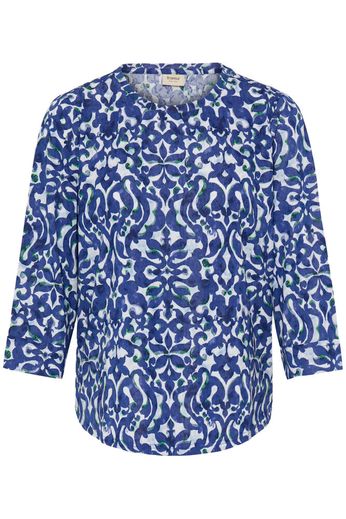 Fransa Seen Tee in Blueberry or Smokey olive print 20617416