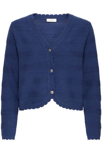 Byoung V Neck Cotton Cardigan in pink or blue 20818460