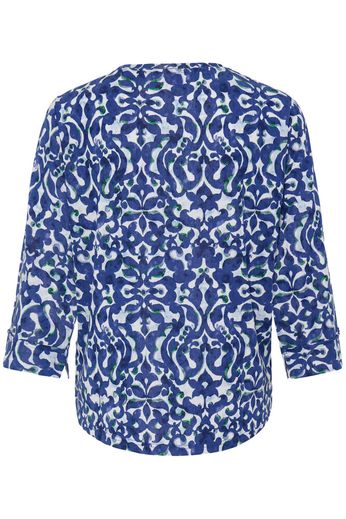 Fransa Seen Tee in Blueberry or Smokey olive print 20617416