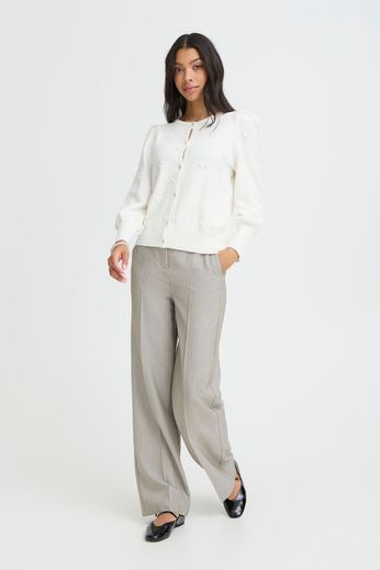 Byoung Pretty Textured Cardigan in Pink Or White 20818444