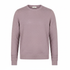 Free/Quent Cotton Round Neck Textured Pullover in Pale Mauve