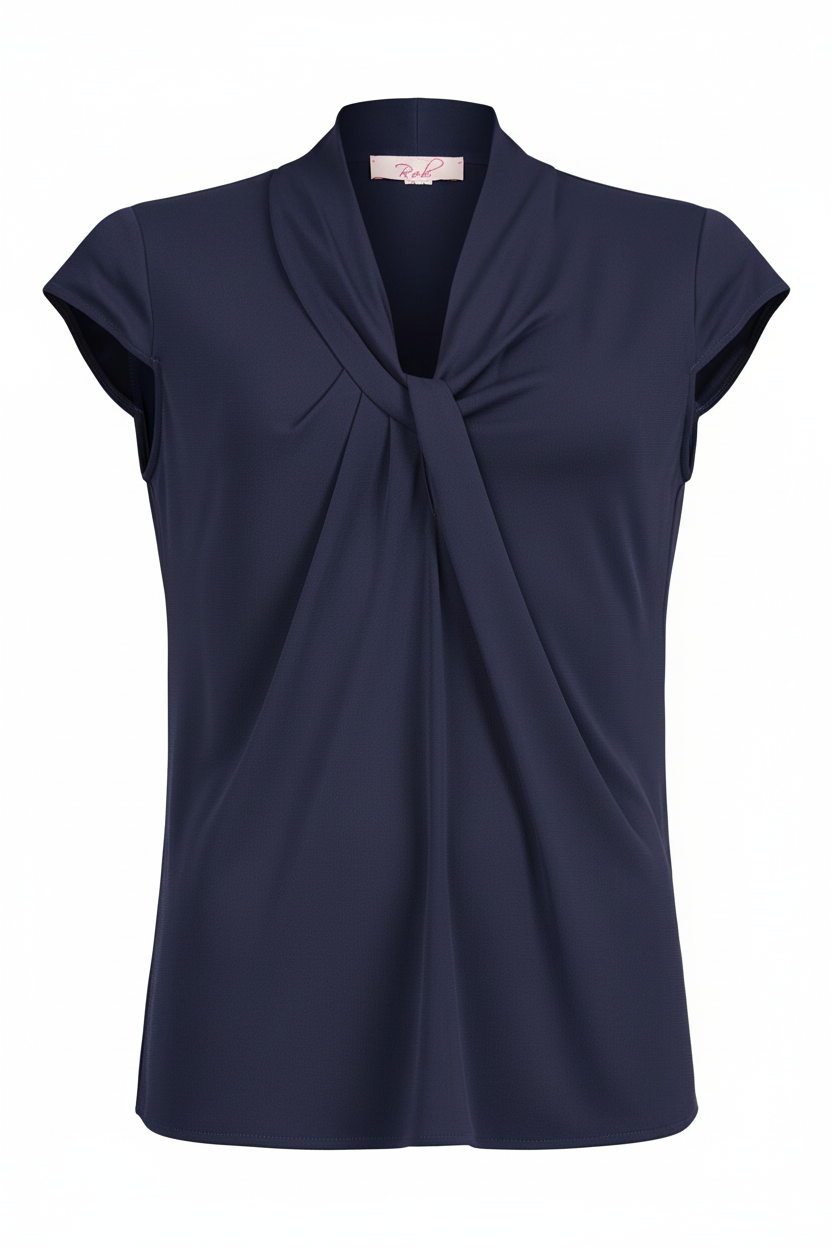 Robell Inka V Neck Cap sleeve top