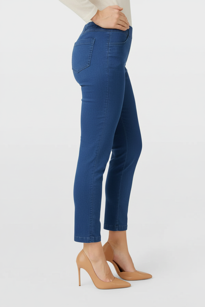 Medium denim trousers - side