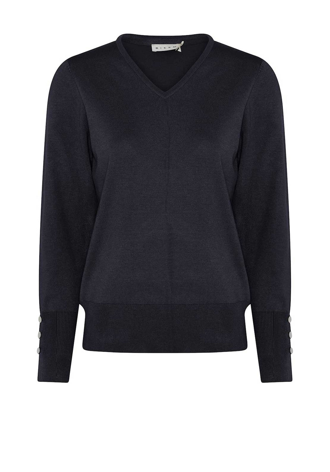 Micha V Neck Autumn Viscose knit in navy  169 141