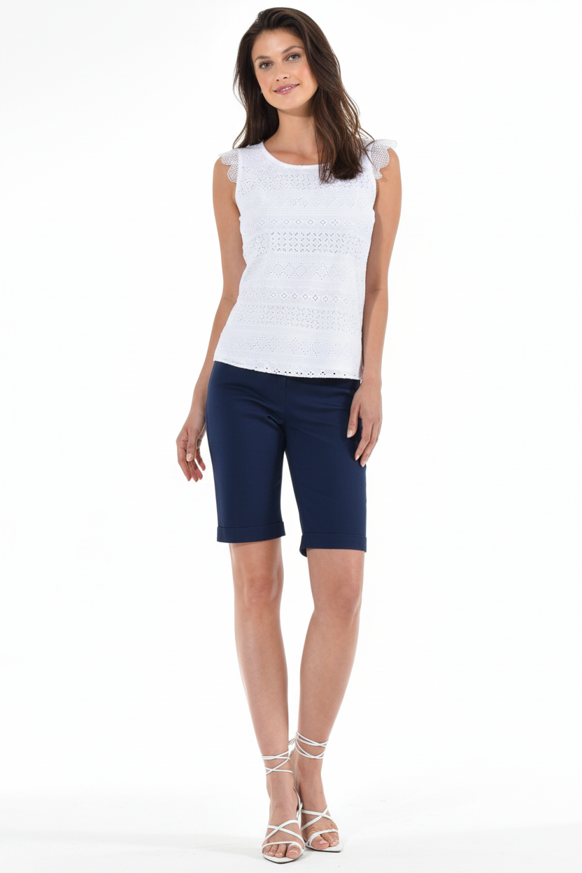 Navy shorts lifestyle image