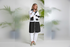 NAYA jacket with black and white panels