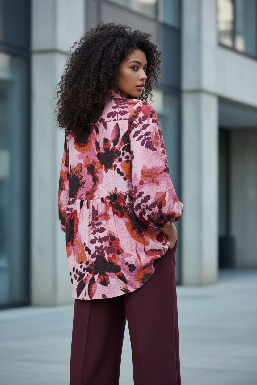 Noen Botanical Tunic — Back