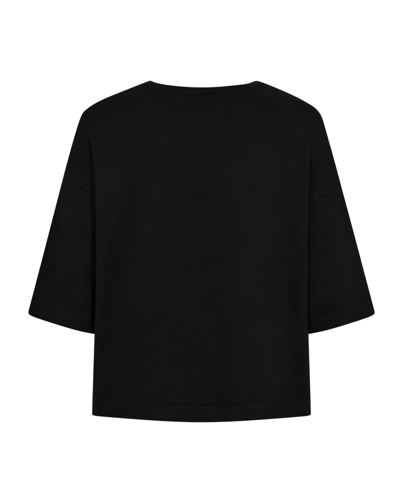 Free/Quent Conny Fine Knit with round neck and wide half sleeves 211619